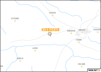 map of Kiabukwa
