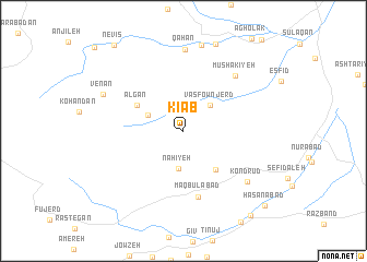 map of Kīāb