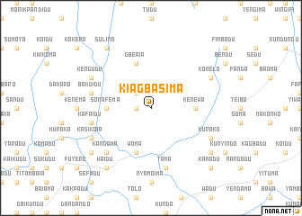 map of Kiagbasima