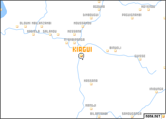 map of Kiagui