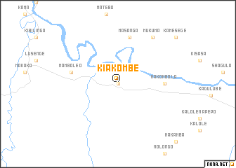 map of Kiakombe