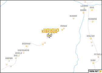 map of Kiakouo