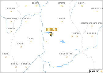 map of Kiala