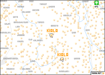 map of Kiāla