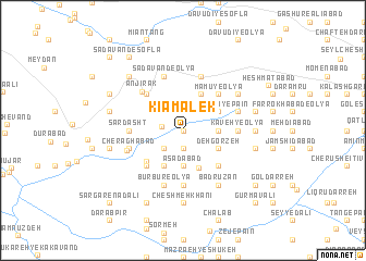 map of Kīāmalek