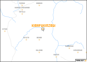map of Kiamfu-Kinzadi
