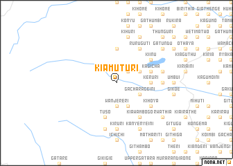 map of Kiamuturi