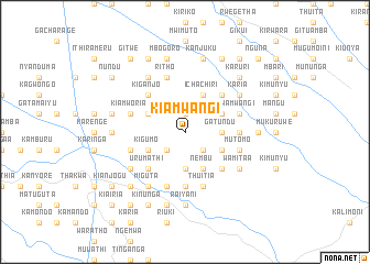 map of Kiamwangi