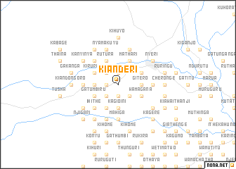 map of Kianderi