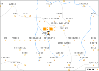 map of Kiandé