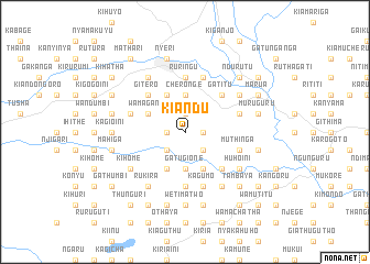 map of Kiandu