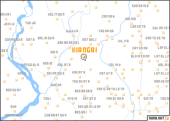 map of Kiangai