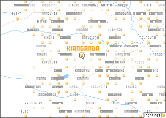 map of Kianganda