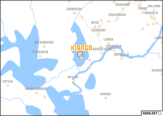 map of Kiango