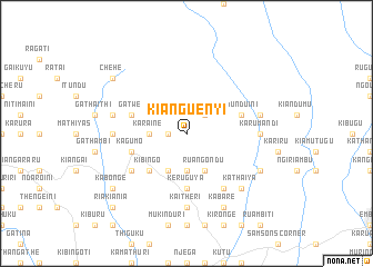 map of Kianguenyi