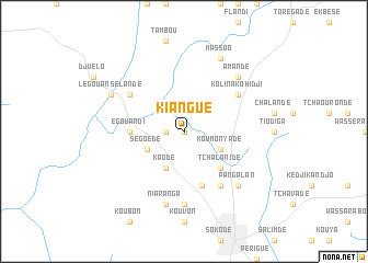 map of Kiangué