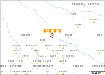 map of Kiangungi