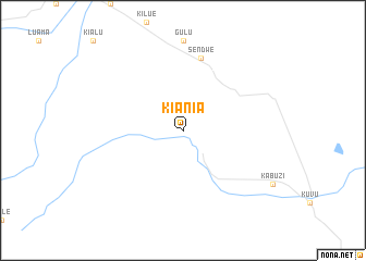 map of Kiania