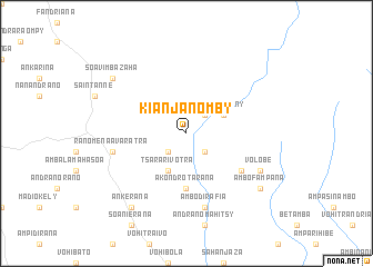 map of Kianjanomby