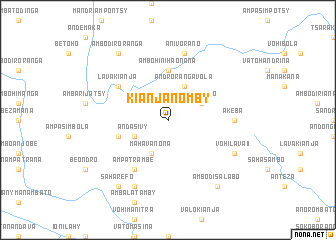 map of Kianjanomby