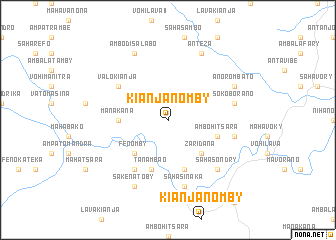 map of Kianjanomby