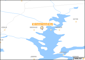 map of Kiannanniemi