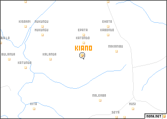 map of Kiano