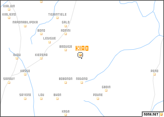 map of Kiao