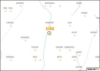 map of Kiao