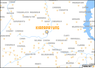 map of Kiarapayung