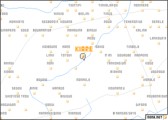 map of Kiaré