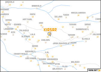 map of Kīāsar