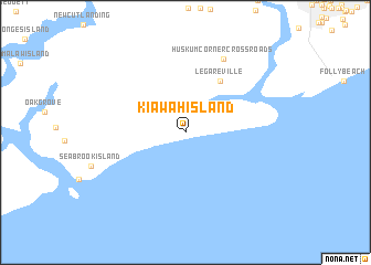 map of Kiawah Island