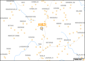 map of Kiazi