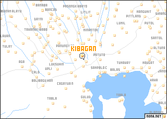 map of Kibagan