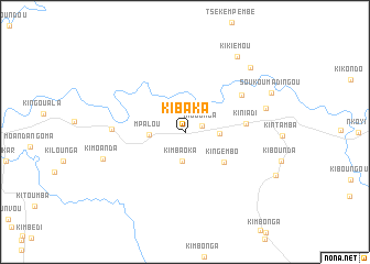 map of Kibaka