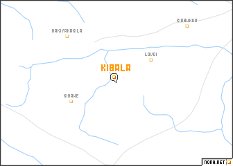 map of Kibala