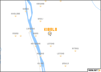 map of Kibala