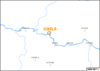 map of Kibala