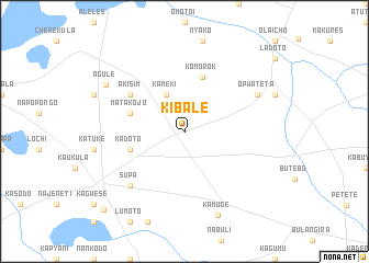 map of Kibale