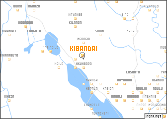 map of Kibandai