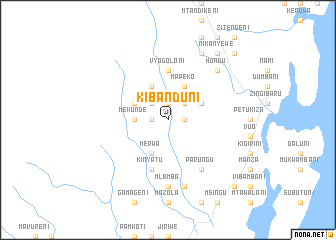 map of Kibanduni