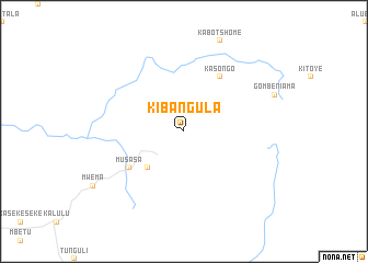 map of Kibangula