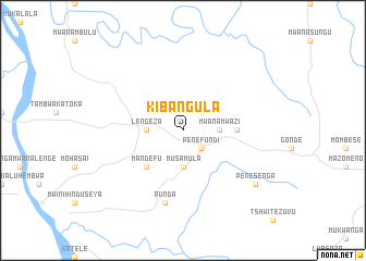 map of Kibangula