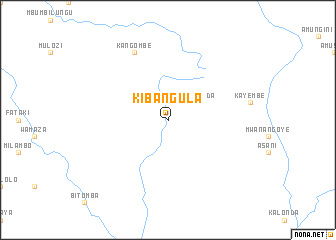 map of Kibangula