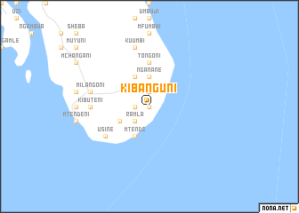 map of Kibanguni