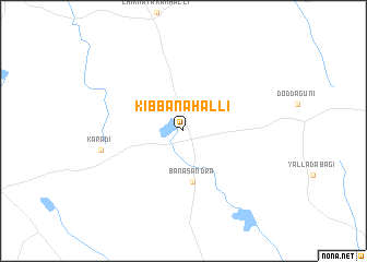 map of Kibbanahalli