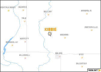 map of Kibbie