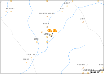 map of Kibdé