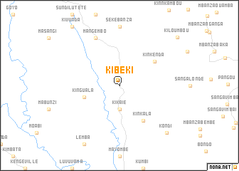 map of Kibeki